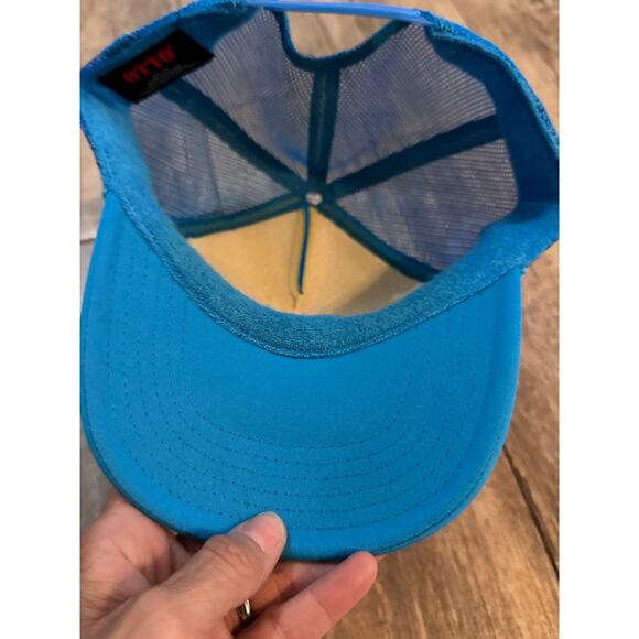 MOONDOGGIES BEACH CLUB Men's Blue Basic Groove Foam Trucker Hats - Picture 2 of 4